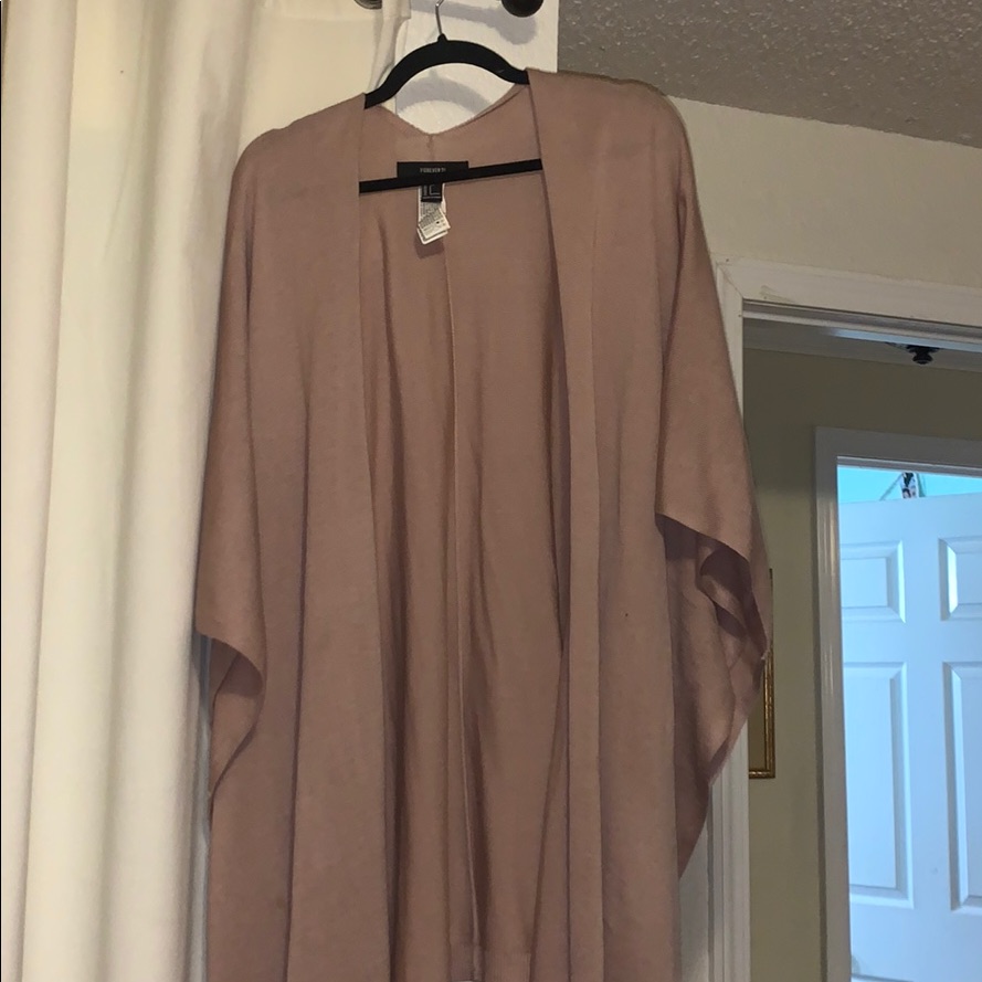 Open Cardigan With Open Sleeves Super Cute